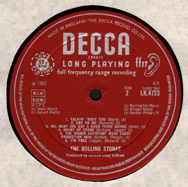 Rolling Stones, The - Out Of Our Heads (second-hand LP)