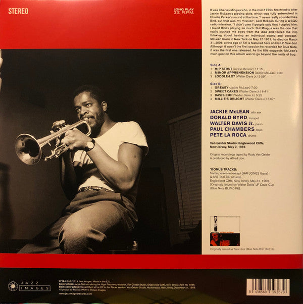 Jackie Mclean - New soil (LP) - Velvet Music