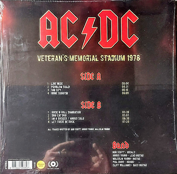 AC/DC - Veteran's Memorial Stadium 1978 (LP)