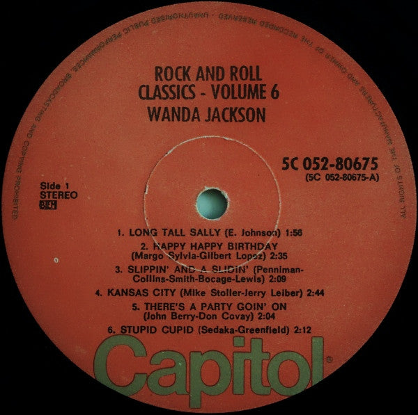 Wanda Jackson - Rock And Roll Classics Vol. 6 (second hand LP)