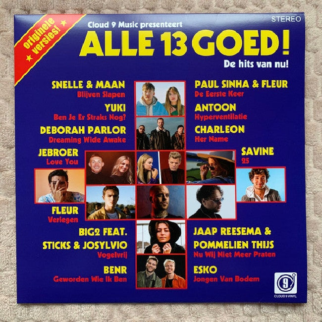 V/A (Various Artists) - Alle 13 goed! (LP) - Velvet Music