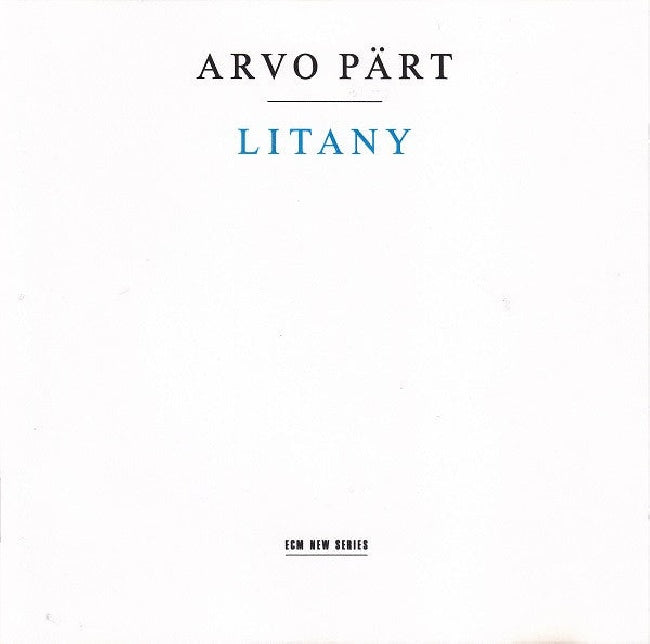 A. Part - Litany (CD)
