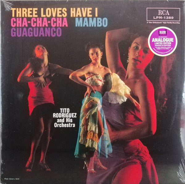 Tito Rodriguez & His Orchestra - Three Loves Have I : Cha-Cha-Cha-Mambo-Guaguanco (LP)
