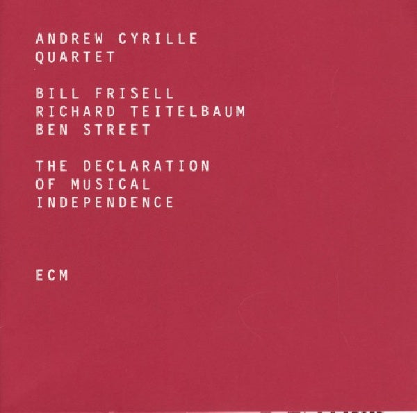Andrew Cyrille -quartet- - Declaration of musical independence (CD)