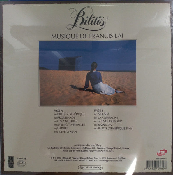 Francis Lai - Bilitis (LP)