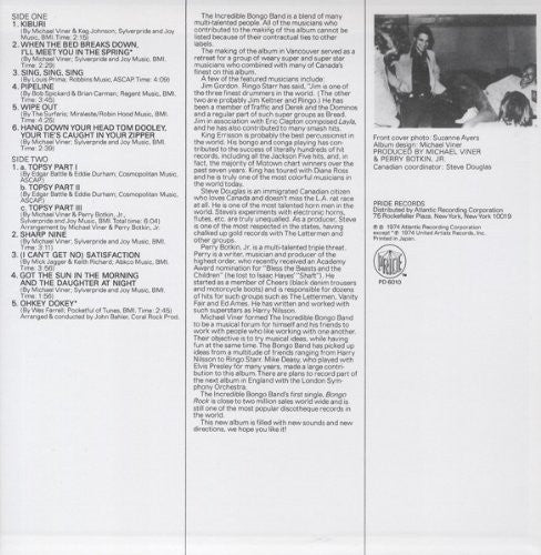 Incredible Bongo Band, The - The Return Of The Incredible Bongo Band (LP)