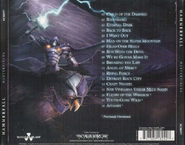 Hammerfall - Masterpieces (CD)