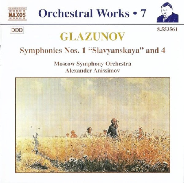Alexander Glazunov - Symphonies no.1 vol.7 (CD)