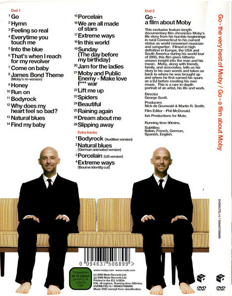 Moby - Go - The Very Best Of Moby / Go - A Film About Moby (second-hand CD)