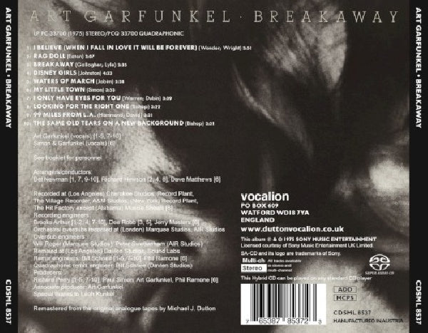 Art Garfunkel - Breakaway (CD)
