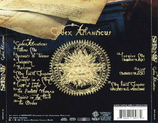 Serenity - Codex atlanticus (CD)