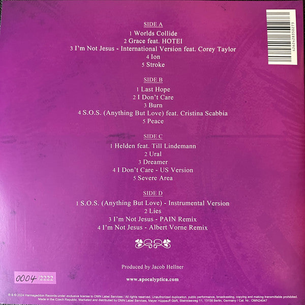 Apocalyptica - Worlds Collide (LP)