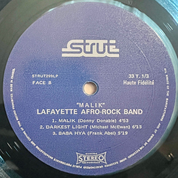 Lafayette Afro Rock Band - Malik (LP)