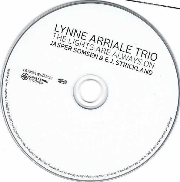 Lynne Arriale Trio, The, Jasper Somsen & E.J. Strickland - The Lights Are Always On (tweedehands CD)