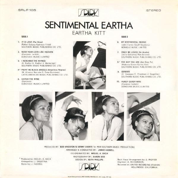 Eartha Kitt - Sentimental Eartha (second hand LP)