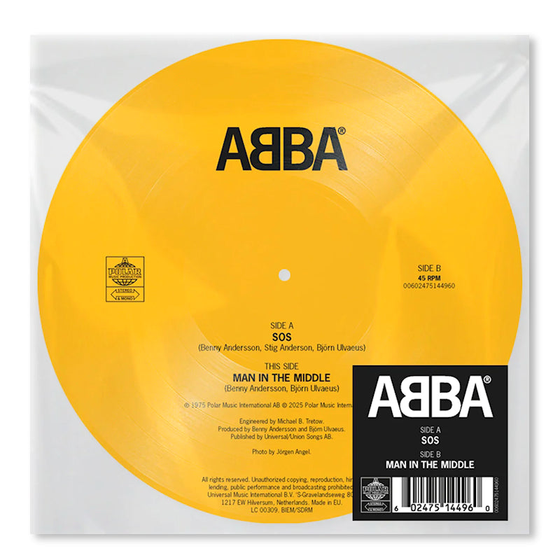 Abba - Sos / man in the middle (7-inch single)