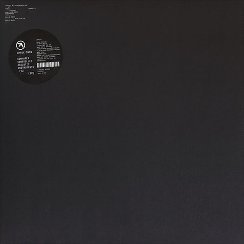 Aphex Twin - Computer controlled acoustic instruments pt2 (12-inch maxi-single)