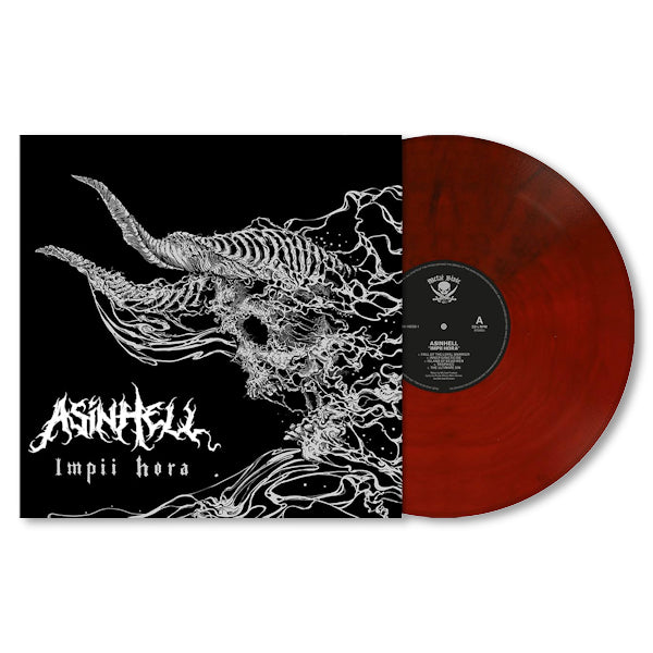 Asinhell - Impii hora -crimson red marbled vinyl- (LP)