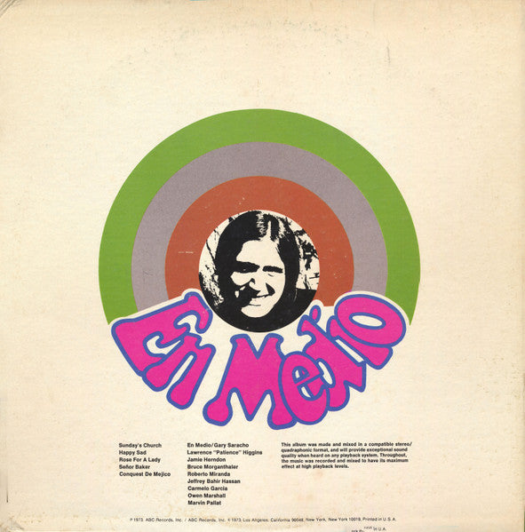 Gary Saracho - En Medio (used LP)