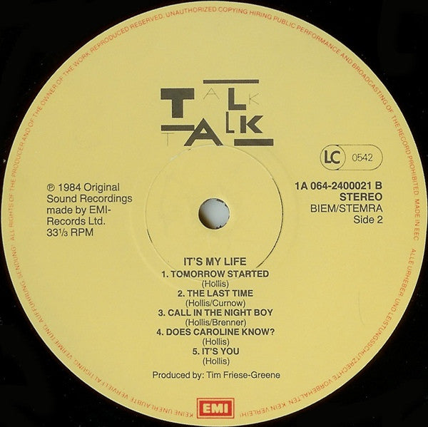 Talk Talk - It's My Life (second hand LP)
