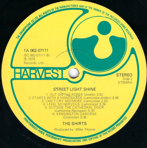 Shirts, The - Street Light Shine (secondhand LP)