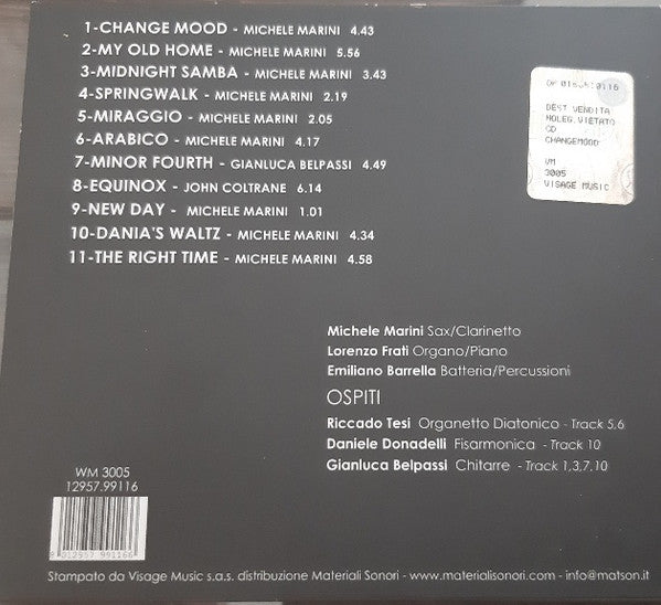 Michele Marini OrganicTrio - Changemood (tweedehands CD)