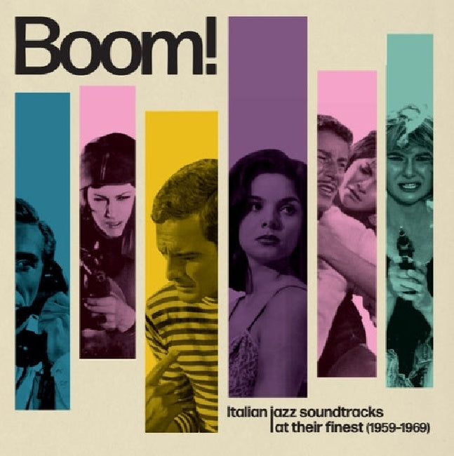 V/A (Various Artists) - Boom! Italian jazz soundtracks at their finest (1959-1969) (LP)