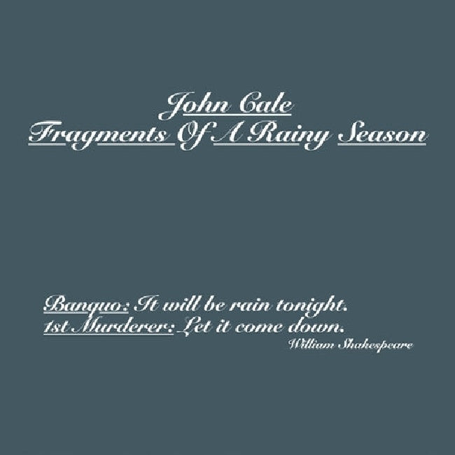 John Cale - Fragments of a rainy season (LP)