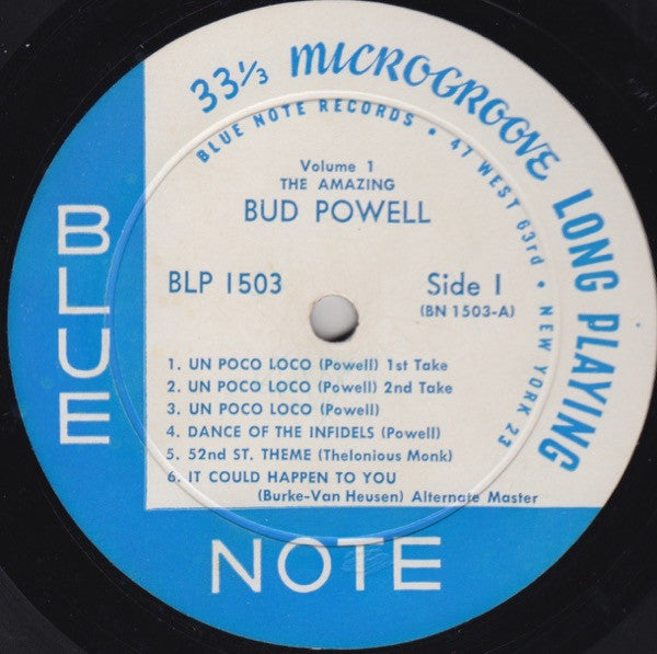 Bud Powell - The Amazing Bud Powell (Volume 1) (secondhand LP)