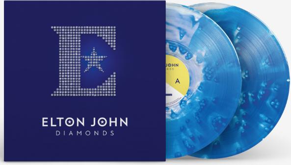 Elton John - Diamonds (Blue Splatter Vinyl LP)