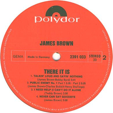 James Brown - There It Is (second hand LP)