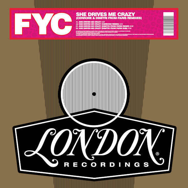 Fine Young Cannibals - She drives me crazy (cerrone & dimitri from paris remixes) -rsd- (12-inch maxi-single)