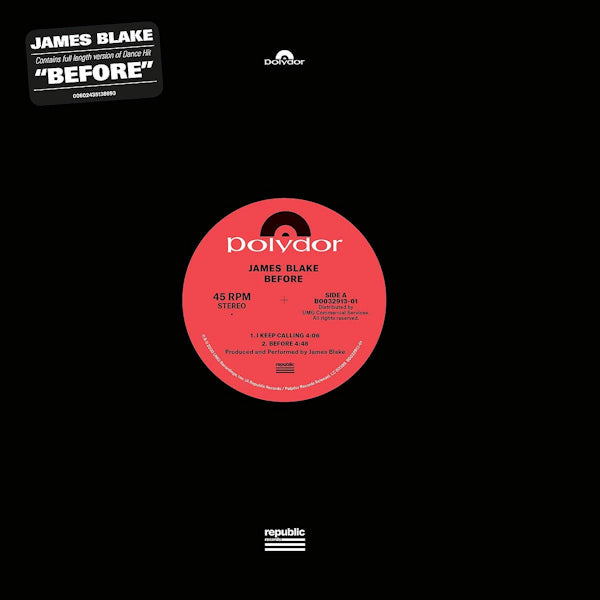 James Blake - Before (LP)