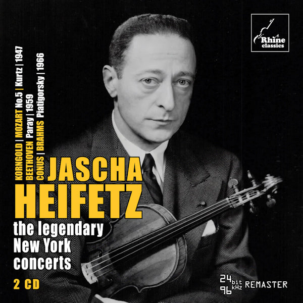 Jascha Heifetz - The legendary new york concerts (CD)