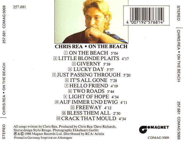 Chris Rea - On The Beach (second hand CD)