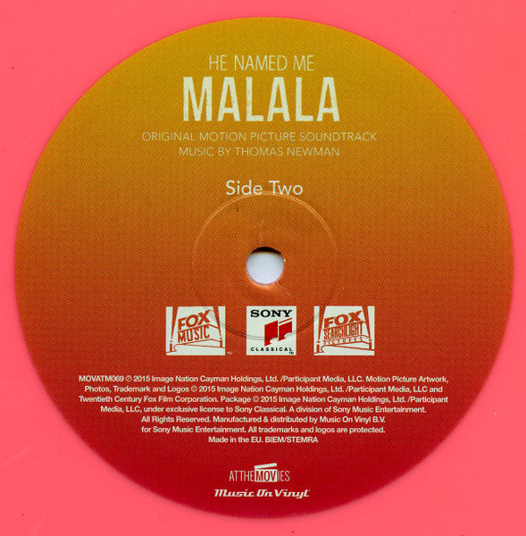 Thomas Newman - He Named Me Malala (Original Motion Picture Soundtrack) (LP)
