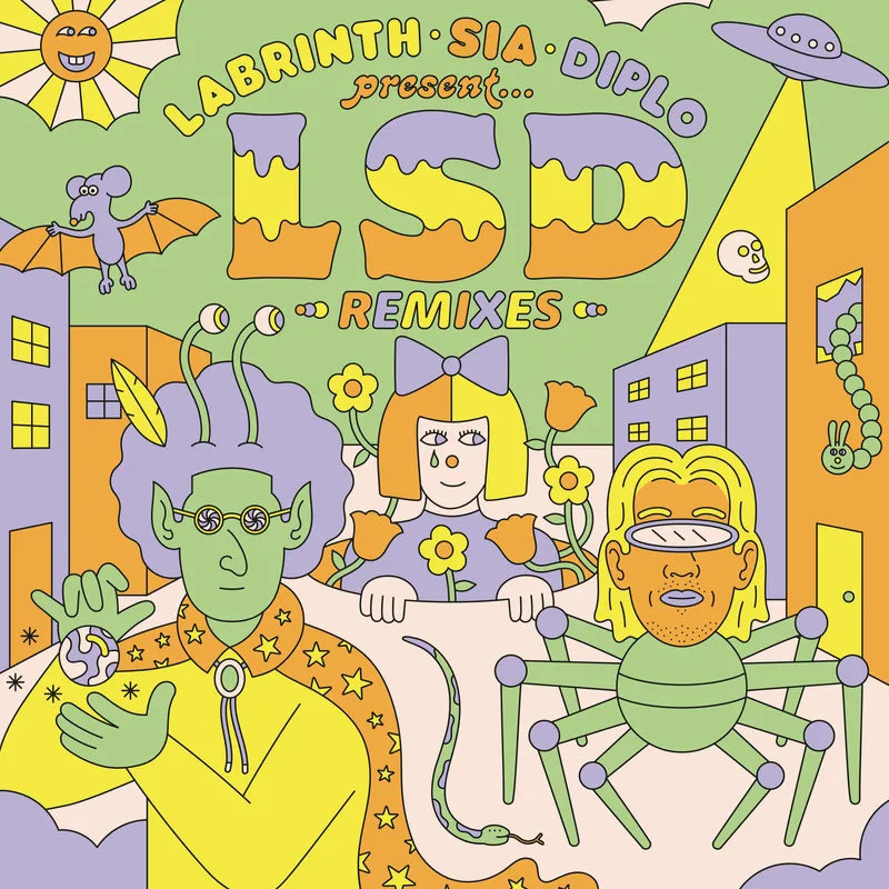LSD - Labrinth, sia & diplo present... lsd remixes (LP)