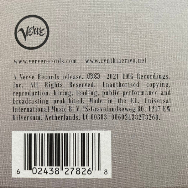 Cynthia Erivo - Ch. 1 vs. 1 (LP) - Velvet Music