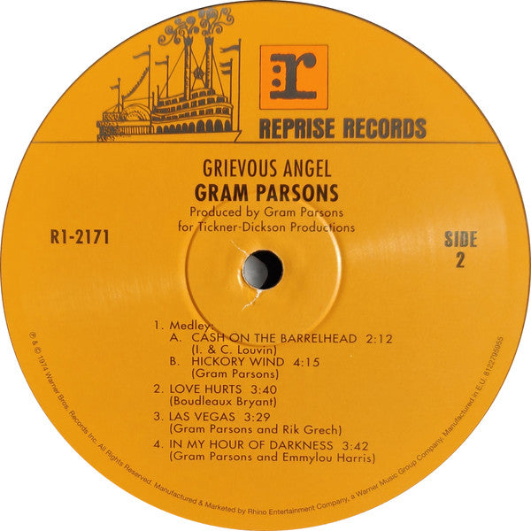 Gram Parsons - Grievous angel (LP) - Velvet Music