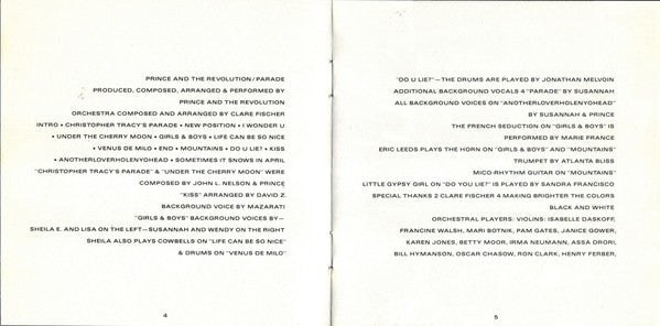 Prince & The Revolution - Parade (CD)