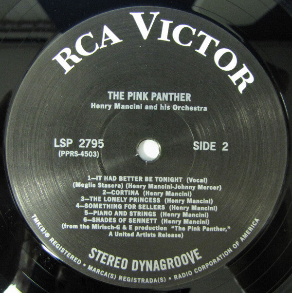 Henry Mancini - Pink panther (LP) - Velvet Music
