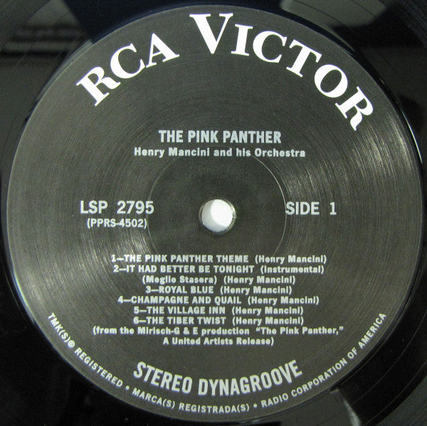 Henry Mancini - Pink panther (LP) - Velvet Music