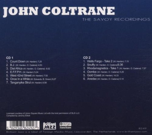 John Coltrane - The Savoy Recordings (tweedehands CD)