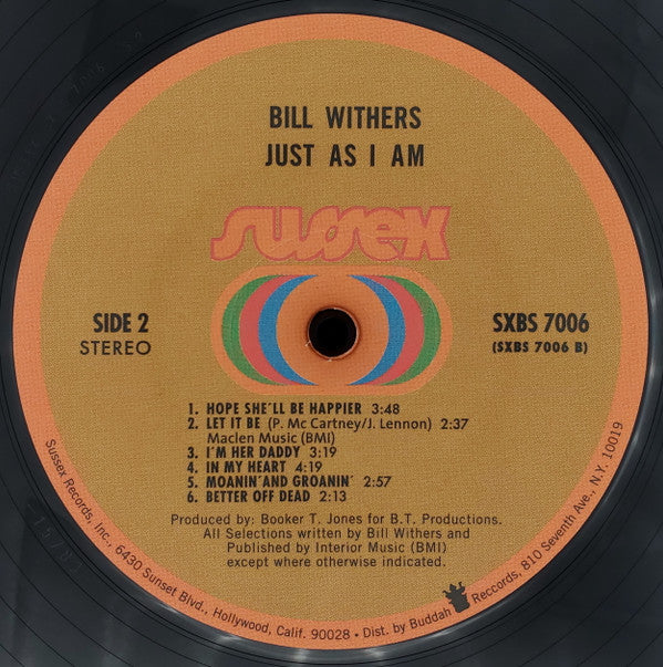Bill Withers - Just as i am (LP) - Velvet Music