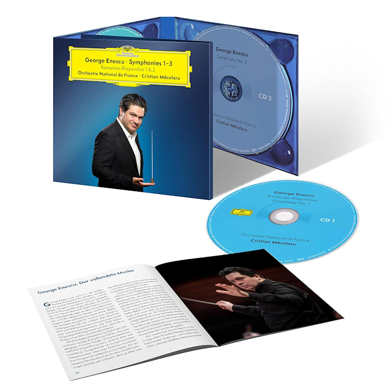Orchestre National De France / Cristian Macelaru - Enescu: Symphonies 1-3 (CD)