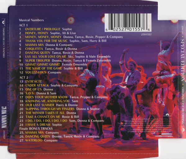 "Mamma Mia!" Original Cast - Mamma Mia! - The Smash Hit Musical Based On Songs Of ABBA "Celebrating A Decade Of London's Dancing (tweedehands CD)