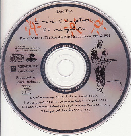 Eric Clapton - 24 Nights (used CD)