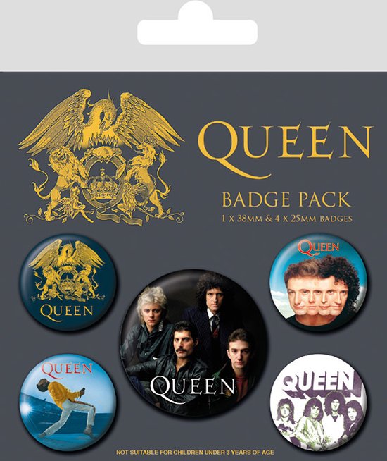QUEEN - BADGES (Merchandise)