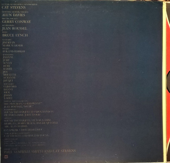 Cat Stevens - Buddha And The Chocolate Box (second hand LP)