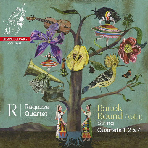 Ragazze Quartet - Bartok bound vol.1 - string quartets 1, 2 & 4 (CD)